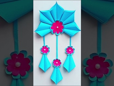 Wallmate Paper Flower Wallmate কাগজের ফুল wall hanging craft idea paper flower kagojer wallmate