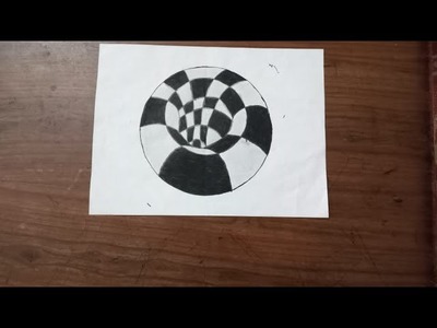 3d trick art on paper