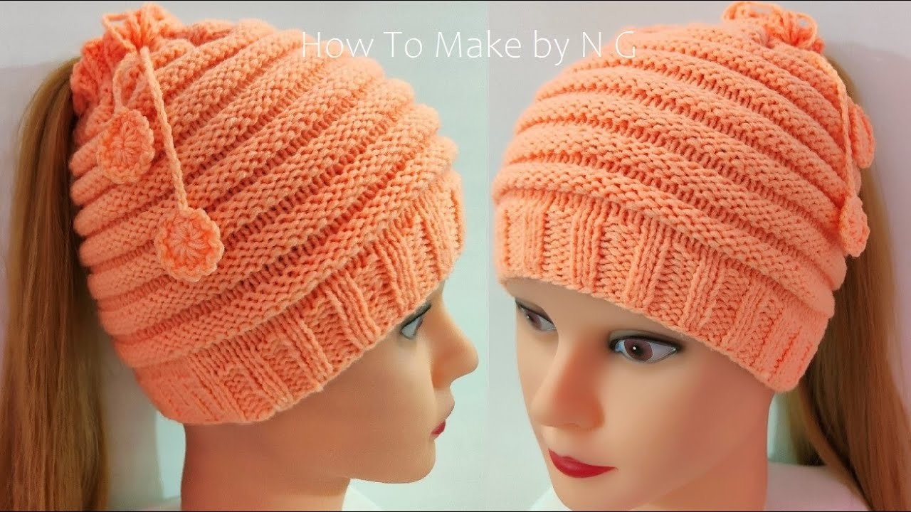 Easy cap kaise banay #topi ka design #woolen cap #ladies scarf #cap #örme şapkalar #գլխարկ#girls cap