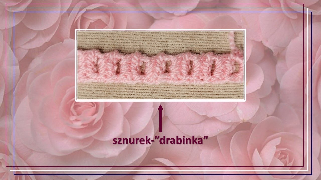 #Szydełko​​​ - motywy dekoracyjne. Taśma "drabinka". #Crochet - decorative motifs. Tape "ladder".