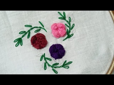 Woven Rose.Spider Web Rose || মাকড়সার  জালের ফুল || Hand Embroidery || Flower Embroidery Tutorial
