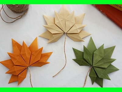 Jak zrobić Liść Klonu Origami (DIY Tutorial)