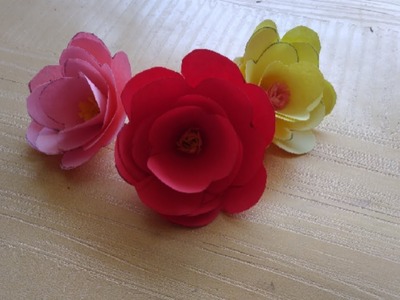 Paper flower || DIY paper flower || Maria Shahid