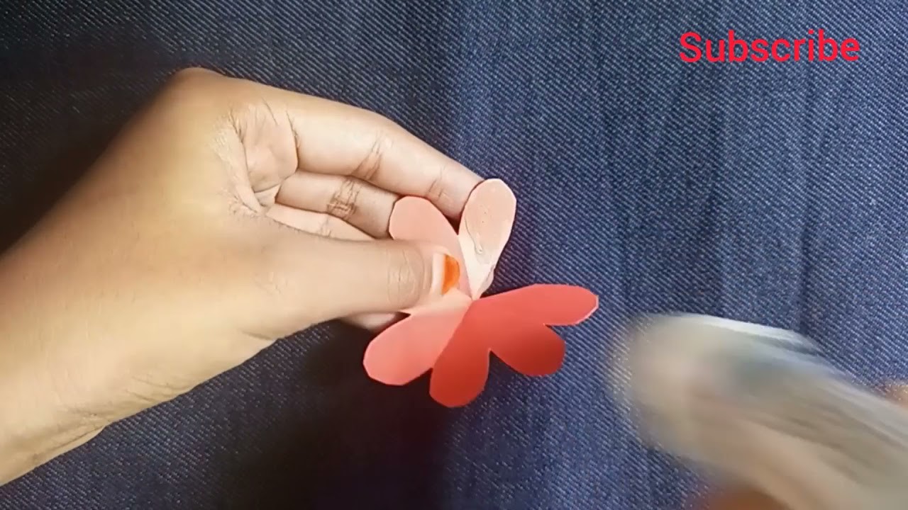 Paper flower | how to make paper flower | কাগজের ফুল