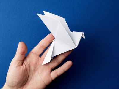 Easy Origami Bird - Origami-paper Crfat Bird