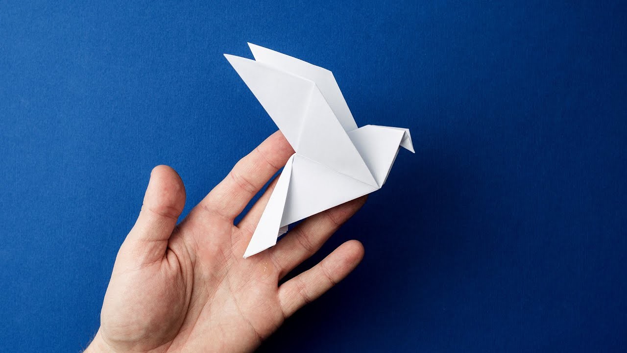 Easy Origami Bird - Origami-paper Crfat Bird