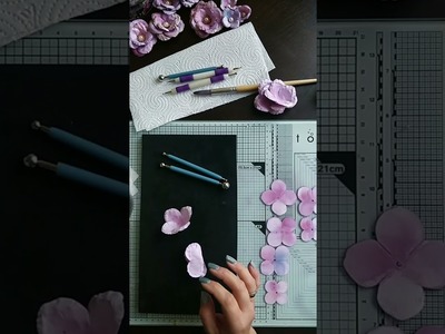 Kwiaty z papieru akwarelowego, tutorial na magnolie, scrapbooking, paper flowers.