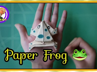 Paper Frog | How to make Paper Frog | कागज का मेंढ़क | Jumping paper frog Origami