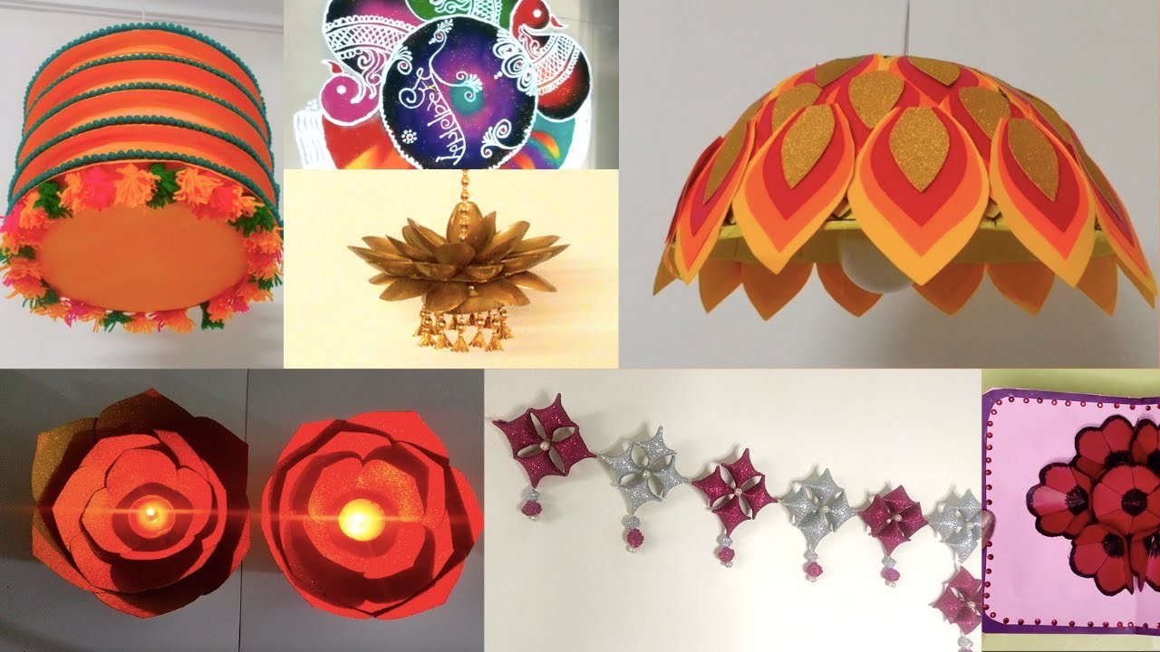 7 Diwali Ideas | Diwali Rangoli | Toran | DIY Diwali Diya | Diwali Lantern | Diwali Greeting Card