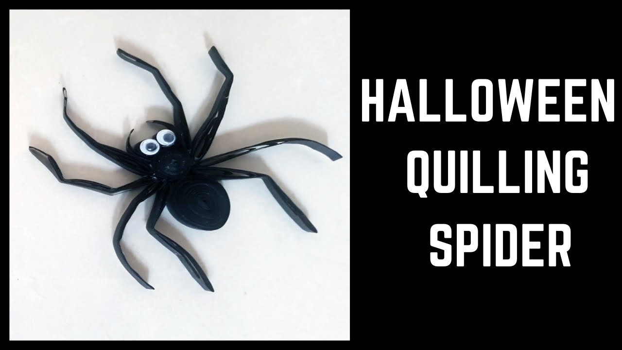 Halloween quilling spider | Paper Spider