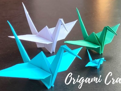 ORIGAMI PAPER CRANE | EASY ORIGAMI IDEAS