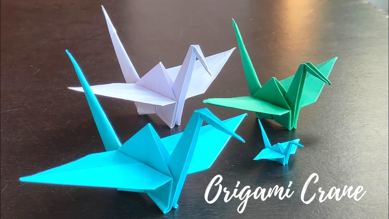ORIGAMI PAPER CRANE | EASY ORIGAMI IDEAS