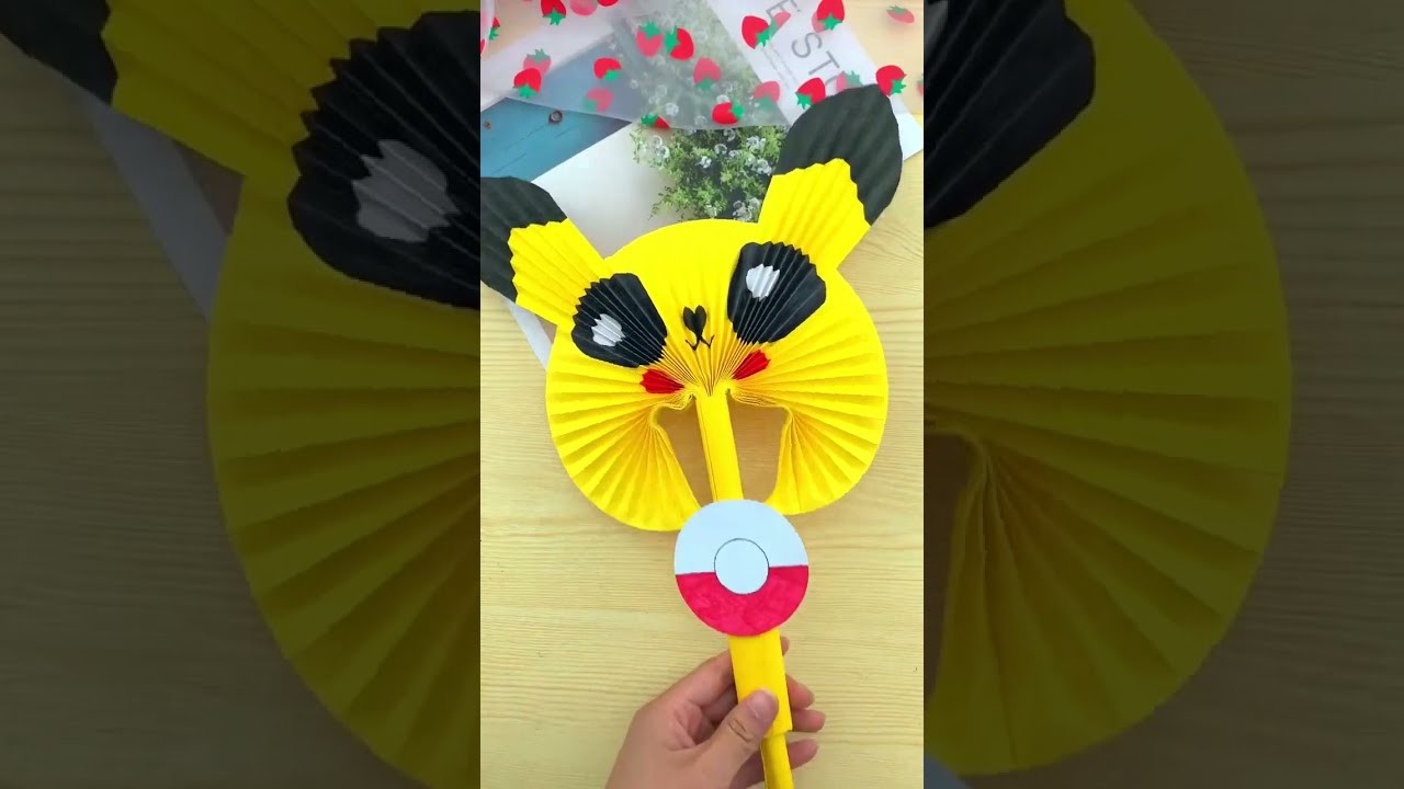 Pikachu Wand#DIY#Creative#Origami#PaperCraft