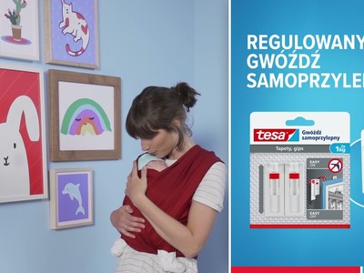 Regulowany gwóźdź samoprzylepny - łatwy montaż bez wiercenia