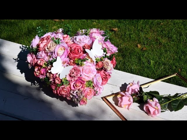 Serce na grób, cmentarz ze sztucznych kwiatów || Wszystkich Świętych || Śwęto zmarłych