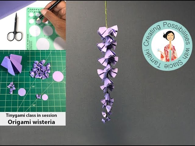 Tinygami's DIY Origami Wisteria