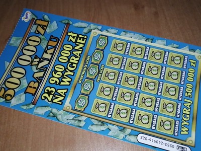 Zdrapki Lotto 500 tysięcy ????