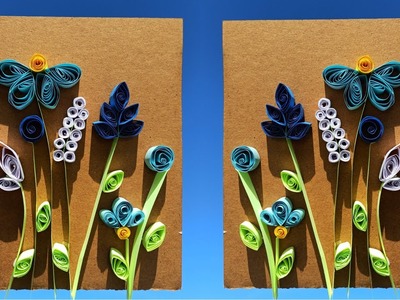 Quilling Paper Flower | Paper Quilling DIY | Quilling Garden