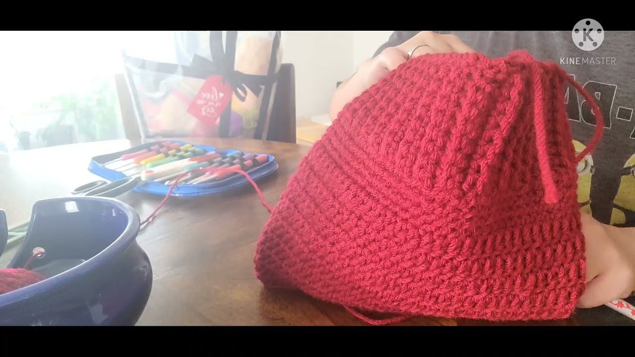 Crochet beanie hat