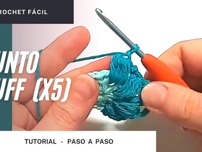 CROCHET FÁCIL - Punto Puff (x 5)