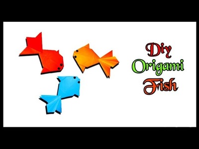 Diy origami fish|origami fish easy for kids|Origami Fish Koi|কাগজের মাছ