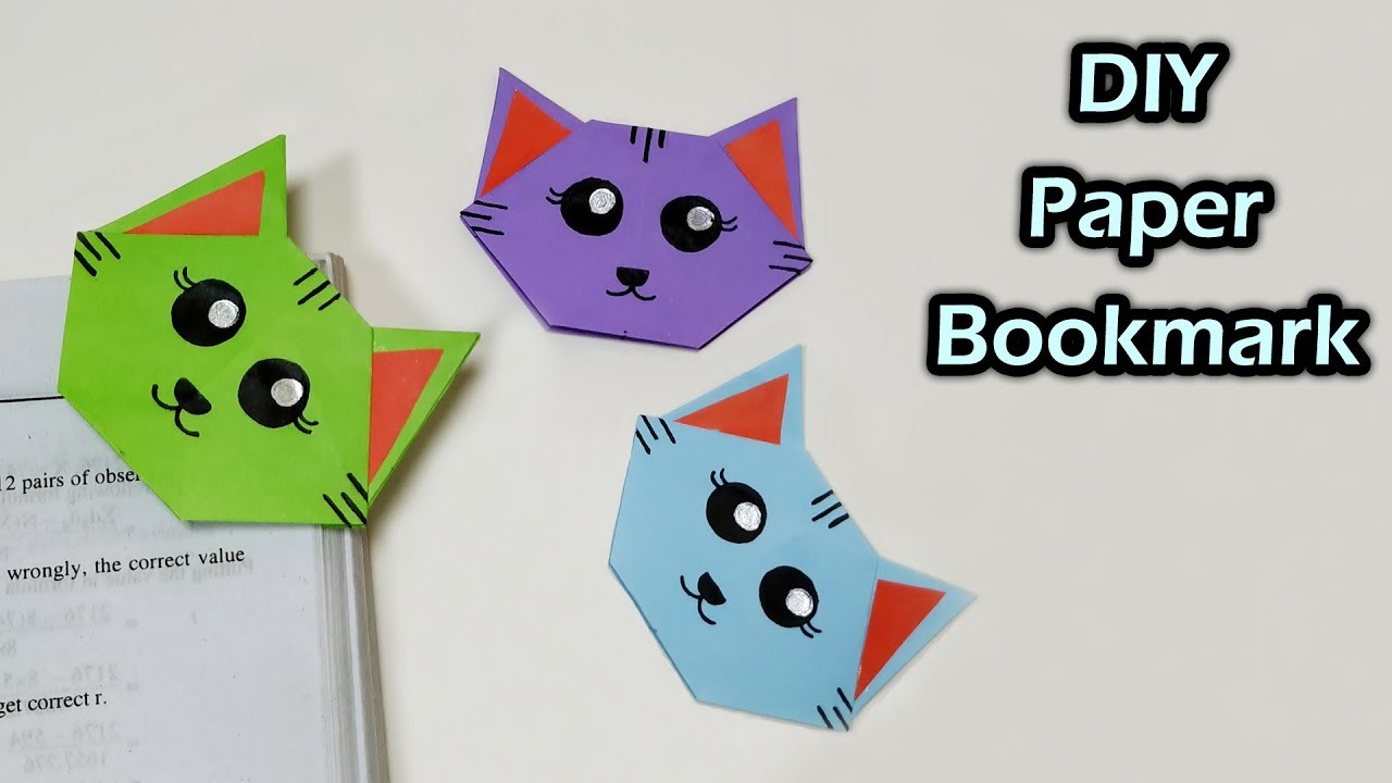 DIY Paper Bookmark || Origami Corner Bookmark || Origami Bookmark Easy || Easy Paper Crafts