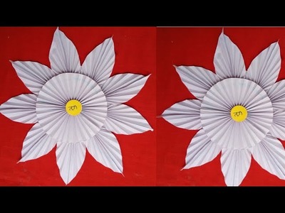 Hater kaj.kagojar ful.paper craft.amazing idea.flower.kagos Diya ful banano