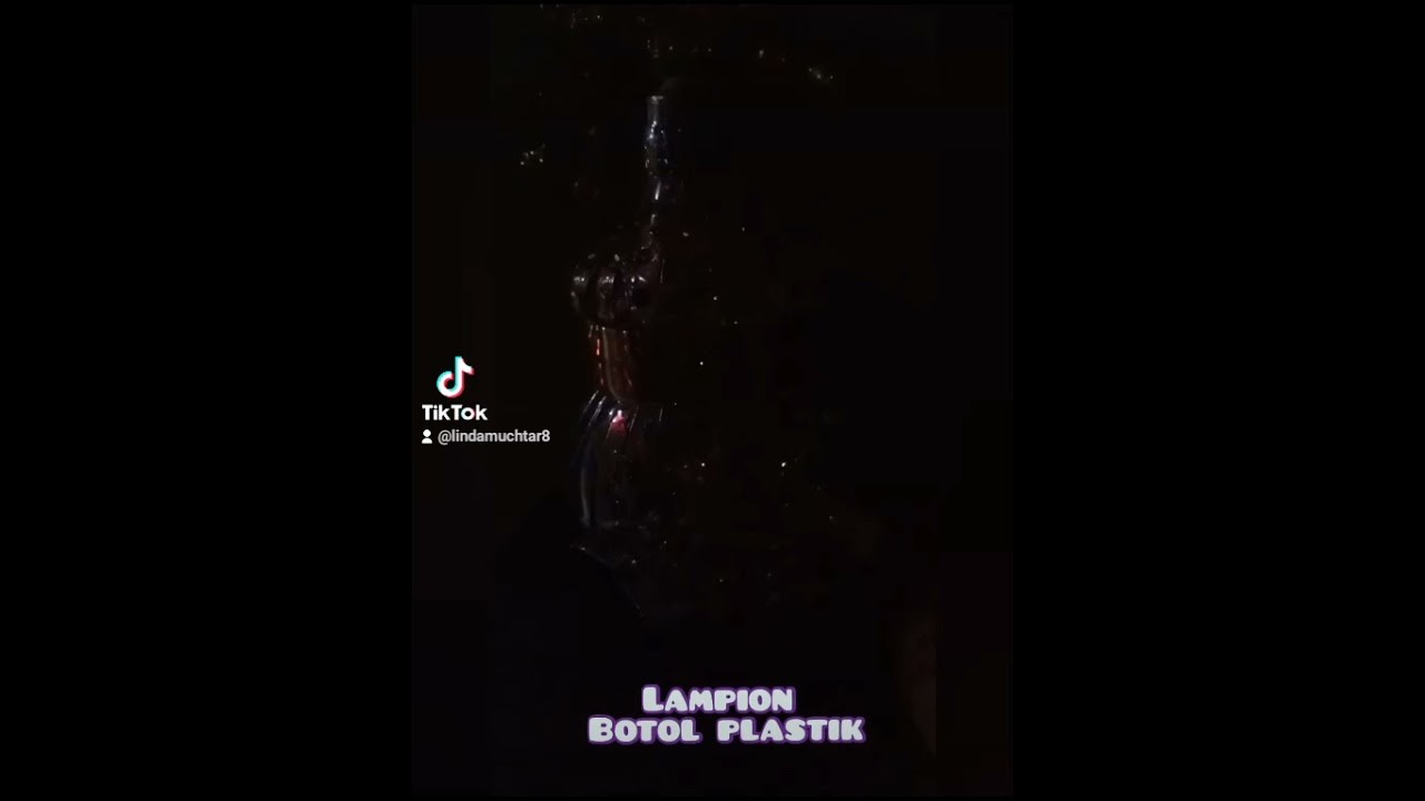 LAMPION DARI BOTOL PLASTIK