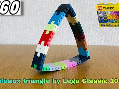 Lego Classic 10698 assembling to Reuleaux triangle #159