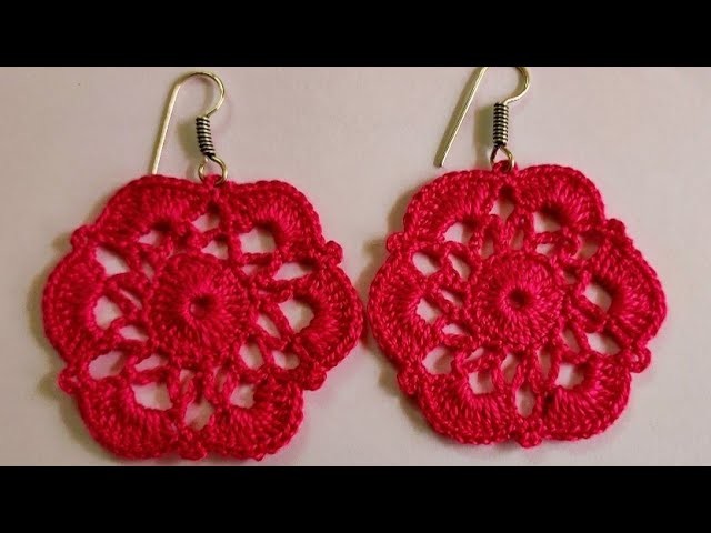 Crochet Earring || Rakhi Sarkar || Shilpanjali A Creator