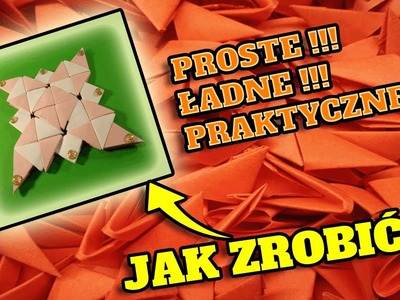 Jak Zrobić Oryginalną Podstawka Pod Kubek !!!  Odc: 8 (origami modułowe)