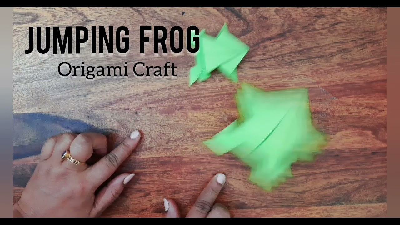 Origami Frog | Jumping Frog | Paper Craft