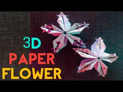 3D Origami Paper flower