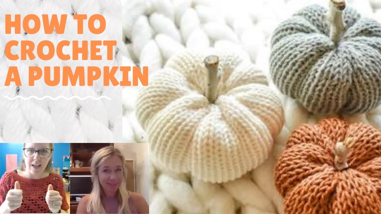 How to Crochet a Pumpkin - Kick the Sugar Habit - The Good Habits Club - Self Care Subscription Box