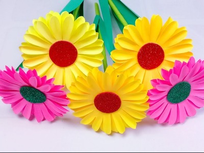 How to make paper flower | DIY paper flower | kagojer ful banano | কাগজের ফুল | kagoje full