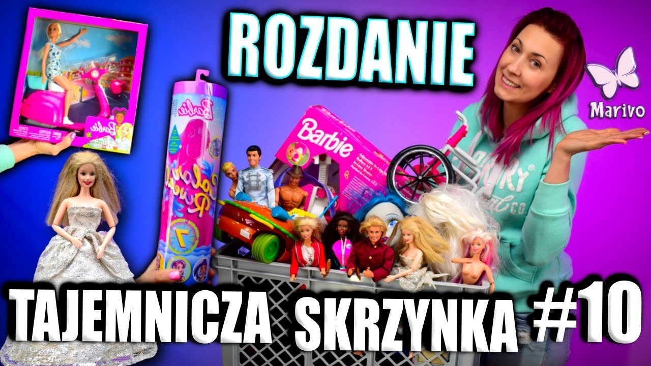 Tajemnicza skrzynka lalek  #10 ????❓ Wrotki Barbie za 400zł?! ???? ROZDANIE ???? MYSTERY BOX po polsku