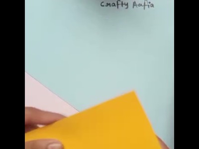 DIY Paper Samosa | Origami Samosa