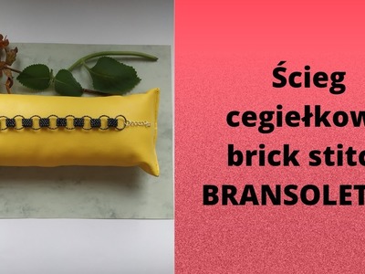 DIY Tutorial Jak zrobić bransoletkę ściegiem Brick stitch #brikstitch #diy  #koralikowapasjazlena