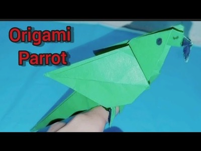 Easy origami parrot||Origami parrot||How to make origami parrot