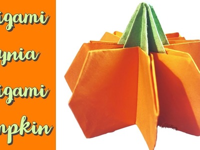 Origami dynia. Origami pumpkin ????