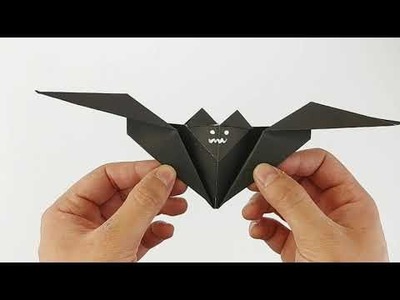 HALLOWEEN Paper Bat ???? Jak Zrobić Nietoperza Z Papieru na H*A*L*L*O*W*E*E*N????Ozdoby DIY na Halloween