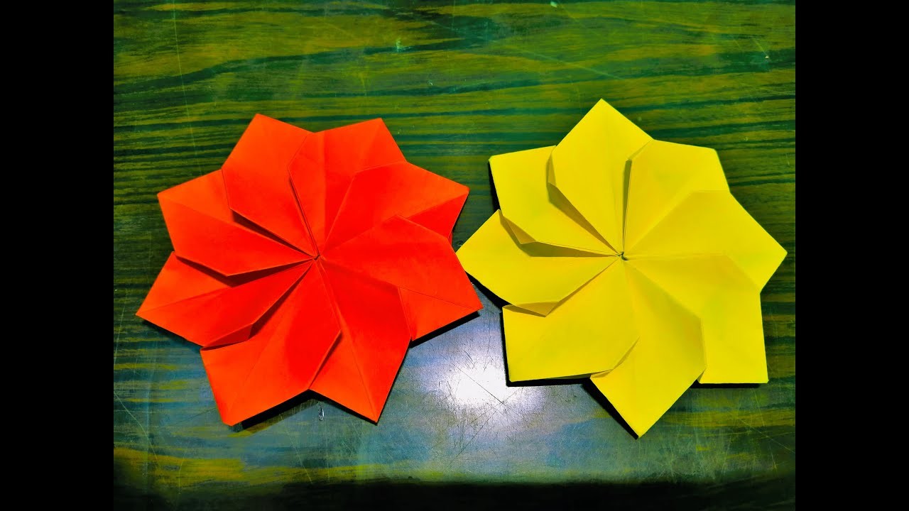 Origami Flower.Handmadecrafts.Paper Crafts