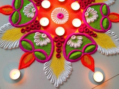 Diwali Beautiful And Creative Rangoli Designs | इस दिवाली पर बनाये Diya Diwali Rangolis by Radhika