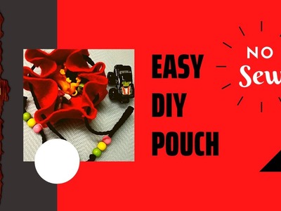 Easy DIY Pouch | No Sew | A R Scrapworks