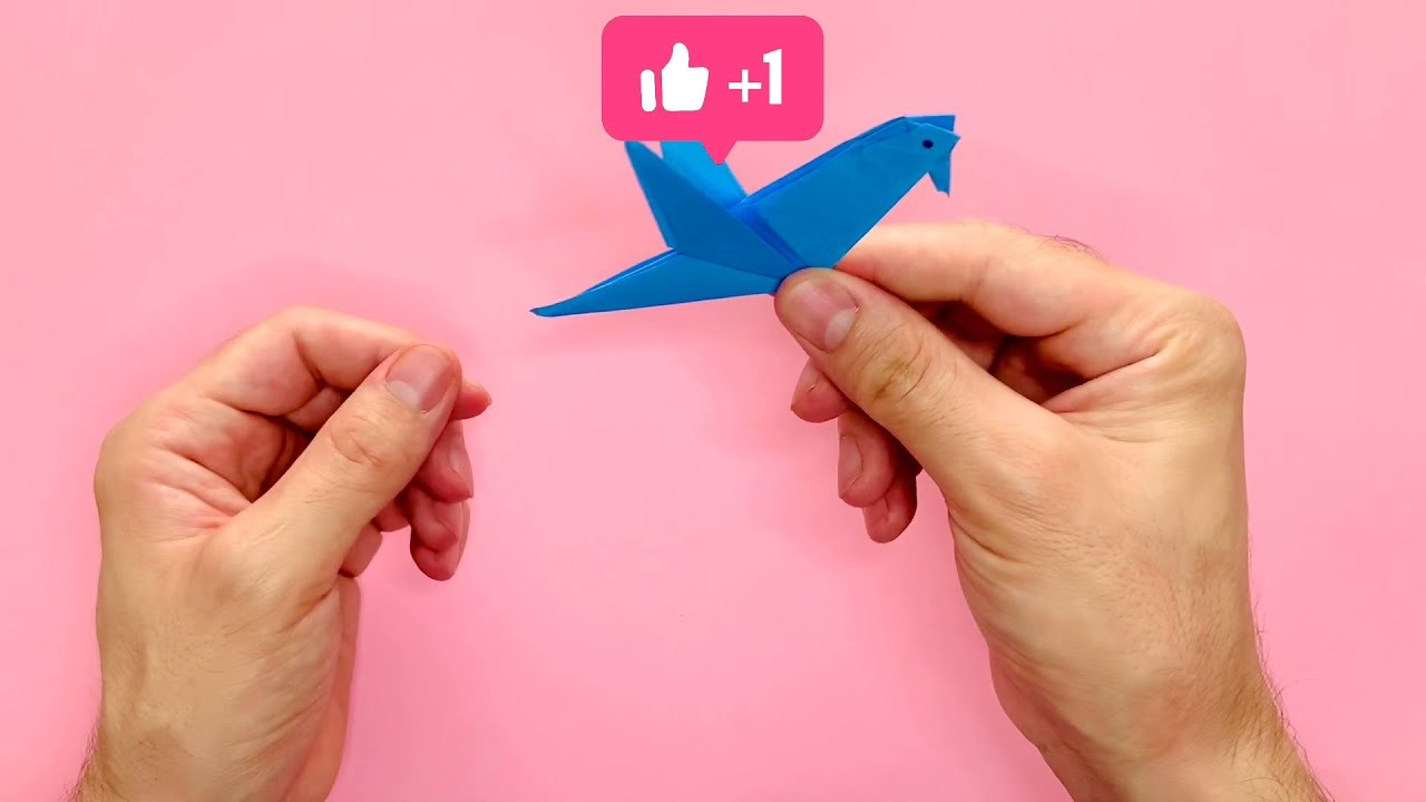 KAĞITTAN KUŞ YAPIMI ????| Origami Kuş | Origami Bird