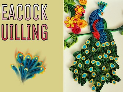 Quilling Peacock | Paper Quilling Painting | Paper Quilling Crafts