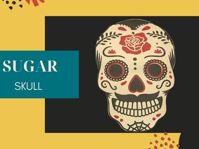 Sugar Skull - How To make A Mask and a T-Shirt using Iron-On and Vinyl.