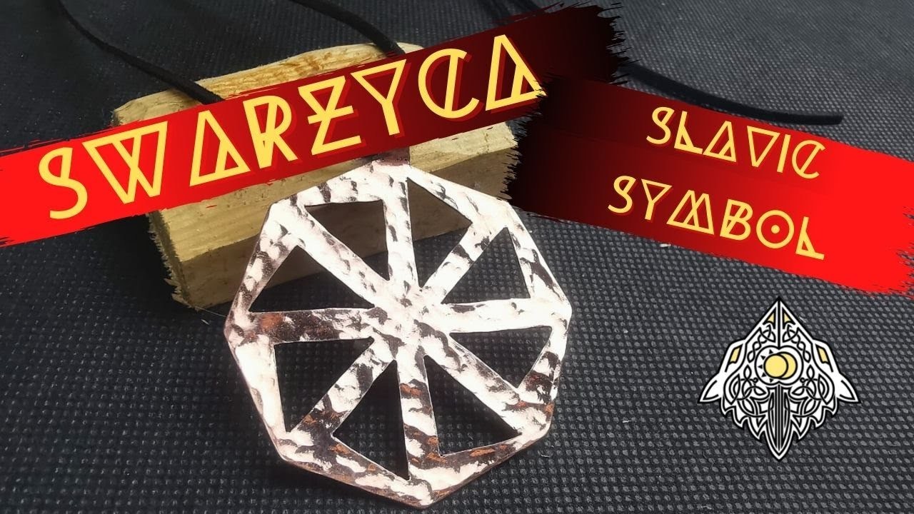 Necklace with Swarzyca - the symbol of Swarog, Slavic god - #2
