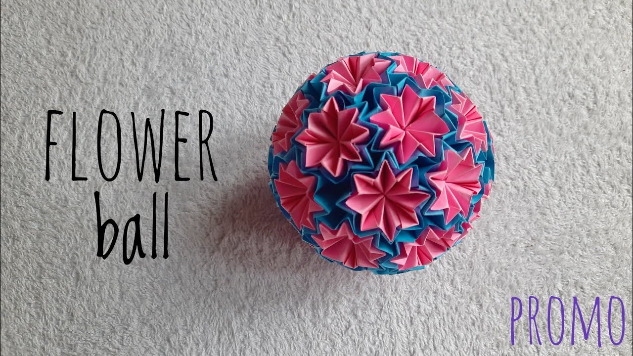 Origami flower ball (promo)
