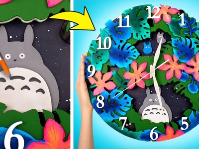 Robimy zegar inspirowany filmem „Mój sąsiad Totoro”